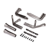 Losi - Header Set Blue Steel: 22S Sprint (LOS-2440)