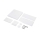 Losi - Wing Panel Set White: 22S Sprint (LOS-1894)