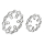 Pro-Line Racing - 1/4 Euro Style Steel F/R Brake Rotor Set: Promoto-MX/SM (PRO642000)