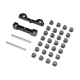 Team Losi Racing - Adjustable Pivot Set C & D Black:...