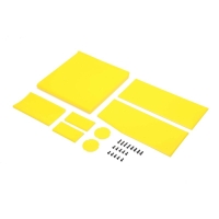 Losi - Wing Panel Set Yellow: 22S Sprint (LOS-2855)