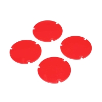 Losi - Wheel Cover Set Red: 22S Sprint (LOS-2890)