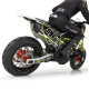 Pro-Line Racing - 1/4 Pro-Spec Aluminum V2 Bead Rear Wheel Black/Red (1): Promoto-SM (PRO284800T2)