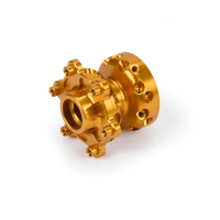 Pro-Line Racing - 1/4 Pro-Spec Aluminum Front Hub Gold: Promoto-SM (PRO284704)