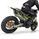 Pro-Line Racing - 1/4 Pro-Spec Aluminum V2 Bead Rear Wheel Black/Gold (1): Promoto-SM (PRO284800T3)