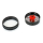 Pro-Line Racing - 1/4 Pro-Spec Aluminum V2 Bead Front Wheel Black/Red (1): Promoto-SM (PRO284700T4)