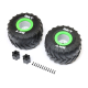 Losi - BKT 2.6 Monster Truck Tire Med Premount Green (2):...