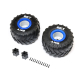 Losi - BKT 2.6 Monster Truck Tire Med Premount Blue (2):...