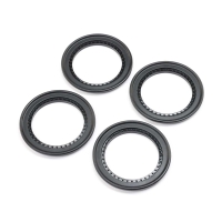 Losi - Snap-in Beadlock Rings Black (4): LMT 2.0 (LOS-1822)