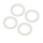 Losi - Snap-in Beadlock Rings White (4): LMT 2.0 (LOS-1823)