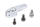 OMP - M7 MKS Metal servo arm Lock-Right (OSHM7194)