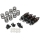 Yeah Racing - Aluminum Big Bore Go 55mm Damper Set 4pcs for 1/10 RC Touring Car Black (YR-BBG-0055BK)