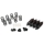 Yeah Racing - Aluminum Big Bore Go 60mm Damper Set 4pcs for 1/10 RC OnRoad OffRoad Black (YR-BBG-0060BK)