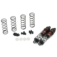 Yeah Racing - Aluminum Big Bore Go 80mm Damper Set 2pcs for 1/10 RC Offroad Buggy Black (YR-BBG-0080BK)