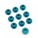 Yeah Racing - 4mm Aluminium Serrated Lock Nut 10pcs (LB)...