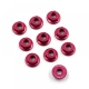 Yeah Racing - 4mm Aluminium Serrated Lock Nut 10pcs (RD)...