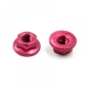 Yeah Racing - 4mm Aluminium Serrated Lock Nut 10pcs (RD)...