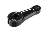 Yeah Racing - Aluminum 23T 25T Servo Horn Black Fits TRX-4 TRX-6 (YR-TRX4-004BK)