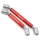 Yeah Racing - Stainless Steel Front & Rear Center Shaft Set Red (Ver.2) Fits TRX-4 TRX-6 (YR-TRX4-015RD)
