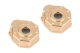 Yeah Racing - Brass Front Rear Portal Cover 42g 2 pcs...