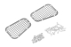Yeah Racing - Stainless Steel Front Hood Vent Plate Type...