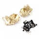 Yeah Racing - Brass Front Steering Knuckle 59g 2 pcs V2...