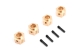 Yeah Racing - 12mm Brass Hex Adaptor 8mm Offset 4pcs Fits...