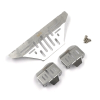 Yeah Racing - Stainless Steel Diff Protector & Fender Set Fits TRX-4 2021 Ford Bronco (YR-TRX4-099)