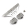 Yeah Racing - Stainless Steel Diff Protector & Fender Set Fits TRX-4 2021 Ford Bronco (YR-TRX4-099)