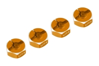Yeah Racing - Aluminum Hex Adaptor Set 12x6mm For 1/10 RC Touring Drift Crawler Orange (YR-WA-033OR)