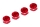 Yeah Racing - Aluminum Hex Adaptor Set 12x6mm For 1/10 RC Touring Drift Crawler Red (YR-WA-033RD)