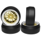 Yeah Racing - Spec D LS Wheel Offset +6 White Gold w/Tire...