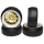 Yeah Racing - Spec D LS Wheel Offset +6 White Gold w/Tire 4pcs For 1/10 Drift (YR-WL-0088)