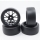Yeah Racing - Spec D CS Wheel Offset +3 Black w/Tire 4pcs For 1/10 Drift (YR-WL-0100)