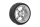 Yeah Racing - Spec T MS Wheel Offset 3 Silver w/Tire 4pcs For 1/10 Touring (YR-WL-0104)