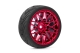 Yeah Racing - Spec T LS Wheel Offset 3 Red w/Tire 4pcs...