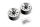Yeah Racing - 1.9 Aluminum CNC 8 Spoke Beadlock Wheel w/Wheel Hub 2pcs Silver (YR-WL-0115SV)
