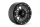 Yeah Racing - 2.2 Aluminum CNC 12 Spoke Beadlock Wheel w/Wheel Hub 2pcs Black (YR-WL-0119BK)