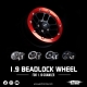 Yeah Racing - 1.9 Aluminum CNC 5 Spoke Beadlock Rim 2pcs (YR-WL-0147BK)