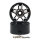 Yeah Racing - 1.9 Aluminum CNC 5 Spoke Beadlock Rim 2pcs (YR-WL-0147BK)