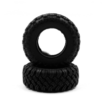 Yeah Racing - 1.0 Inch Rock Medium Soft Micro Tire w/ Foam 2pcs For Axial SCX24 1/24 RC (YR-WL-0149)