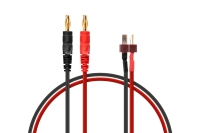 Yeah Racing - Battery Charger Cable T Plug Male to 4mm Bullet Banana (YR-WPT-0117)