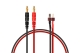 Yeah Racing - Battery Charger Cable T Plug Male to 4mm...