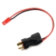 Yeah Racing - T-Plug Cable w/ External Jst Plug...