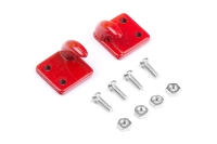 Yeah Racing - 1/10 RC Rock Crawler Accessories Bolt-on Hooks / off Centre Red (YR-YA-0379RD)