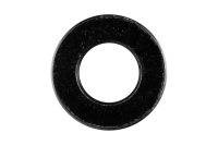 Yeah Racing - Aluminum M3 Flat Washer 1mm 20pcs Black (YR-YA-0393BK)