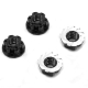 Yeah Racing - 4mm Aluminium Wheel Flange Lock Nut 4pcs...