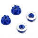Yeah Racing - 4mm Aluminium Wheel Flange Lock Nut 4pcs...