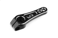 Yeah Racing - 25T Aluminum Servo Arm Horn For Futaba Savox Power HD Blue Bird Black (YR-YA-0516BK)