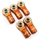 Yeah Racing - Aluminum M3 Rod Ends (5pcs) Orange...